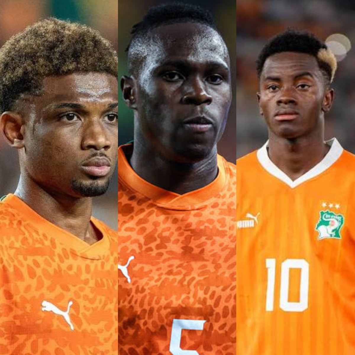 OtiAdjei's tweet photo. 🇨🇮 Wilfried Singo, Amad Diallo, Martial Godo and Simon Adingra are among the key players missing from Ivory Coast’s squad.

The Elephants will face Ghana in the 2027 AFCON qualifiers. https://t.co/K4UoGlF36V