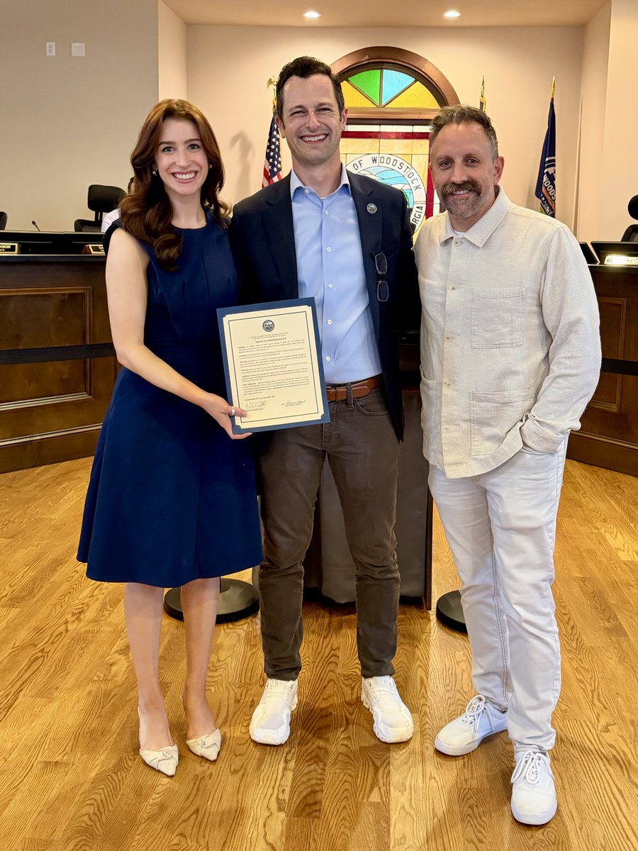 michaelcaldwell's tweet photo. Proud to join @AmericaTheEntre preneurial  as a Founding Mayor. Woodstock is 3% of Cherokee County's geography, 16% of its population, and 40% of its GDP. We're not the county seat. We are the place people come to build.

@RighttoStart @woodstockgagov @CherokeeOED https://t.co/EUvzb4R7jO
