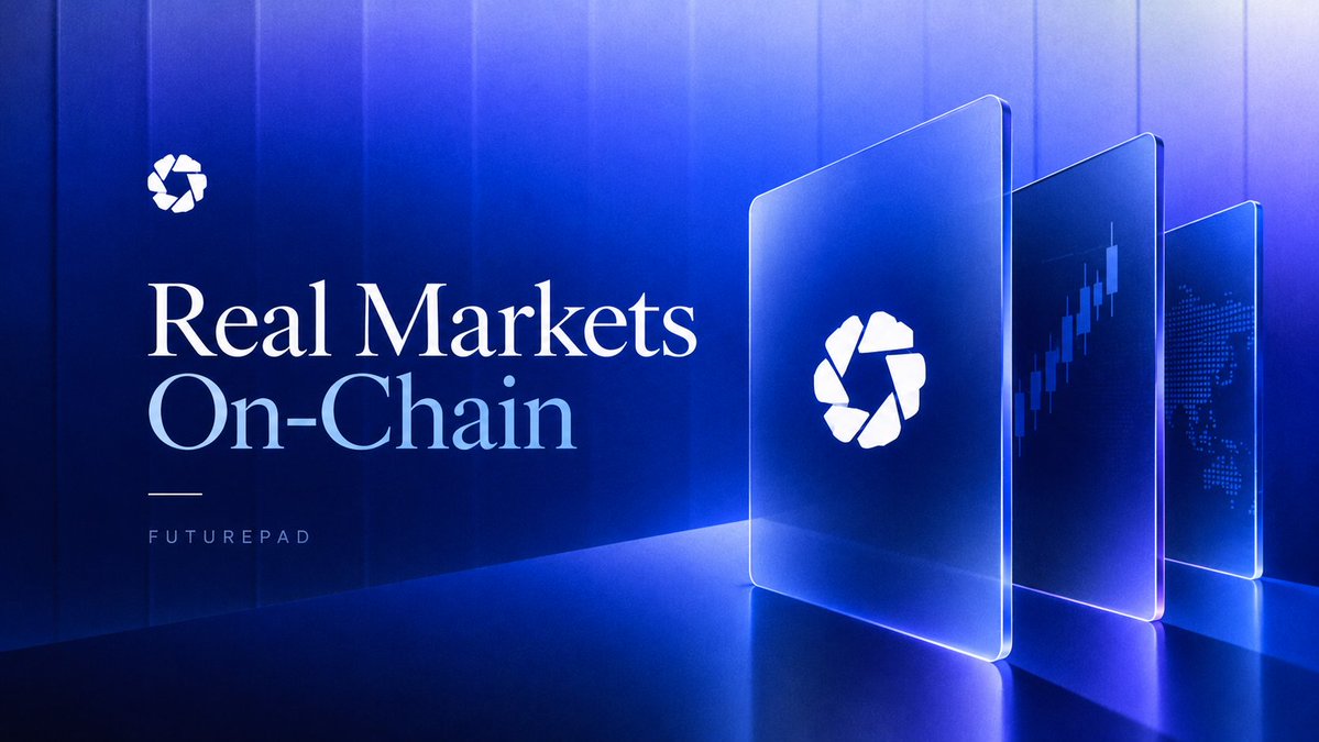 TryFuturePad's tweet photo. Markets are moving toward a more programmable structure, where financial exposure can exist beyond traditional platforms.

FuturePad is building infrastructure for tokenizing futures-backed exposure across supported markets. A futures position can become the foundation for an on-chain asset, connecting market exposure with the flexibility of blockchain infrastructure.

The architecture is designed for a multi-chain environment, with support extending across Robinhood, BNB Chain, Ethereum, and Base.

The goal is simple: bring real market exposure into programmable on-chain markets.