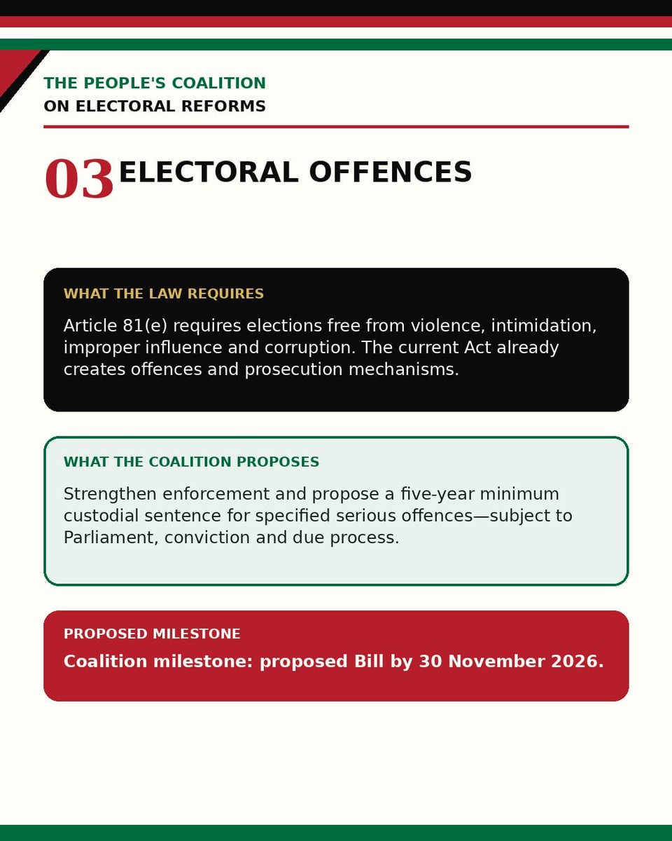 Reforms_Ke's tweet photo. 5 Mandatory Reforms for credible 2027 General Elections https://t.co/yL0IkzBtjy