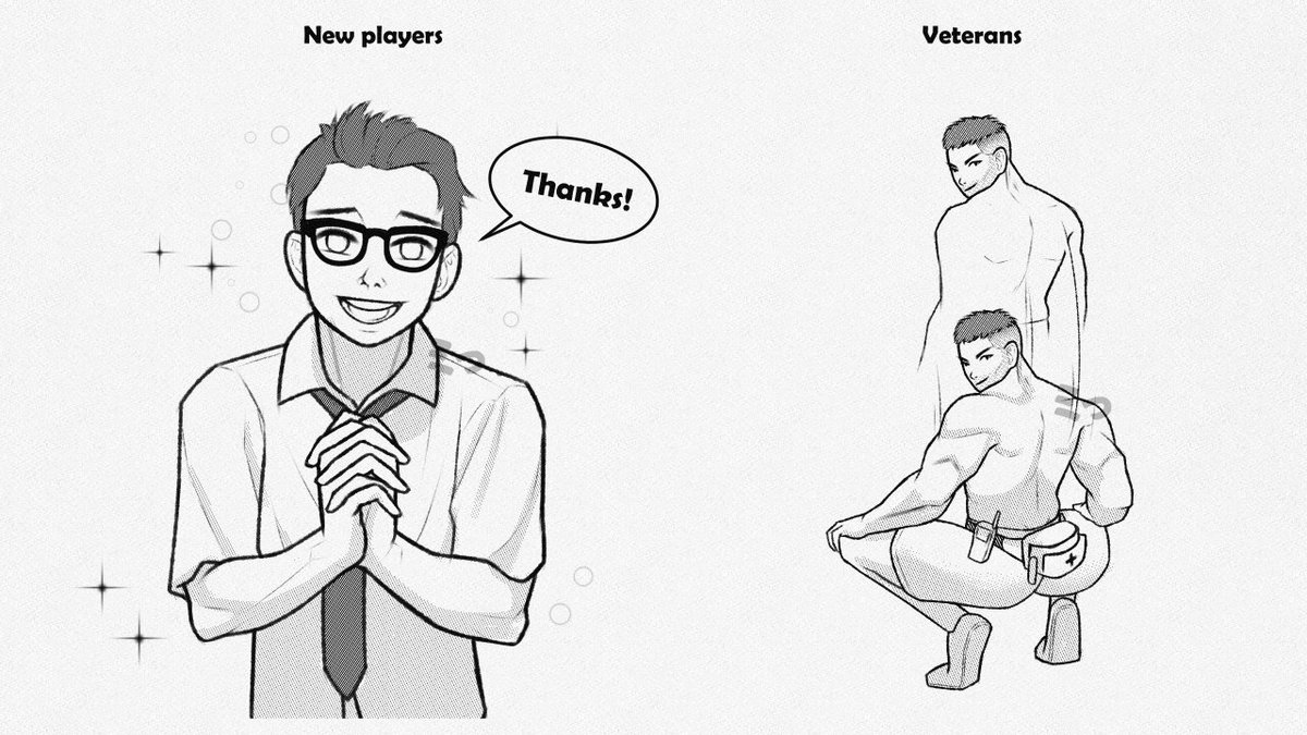 C3_laTooth's tweet photo. Two types of survivors after you healed them.

dbd Dwight David https://t.co/sQ8lJM5vgC