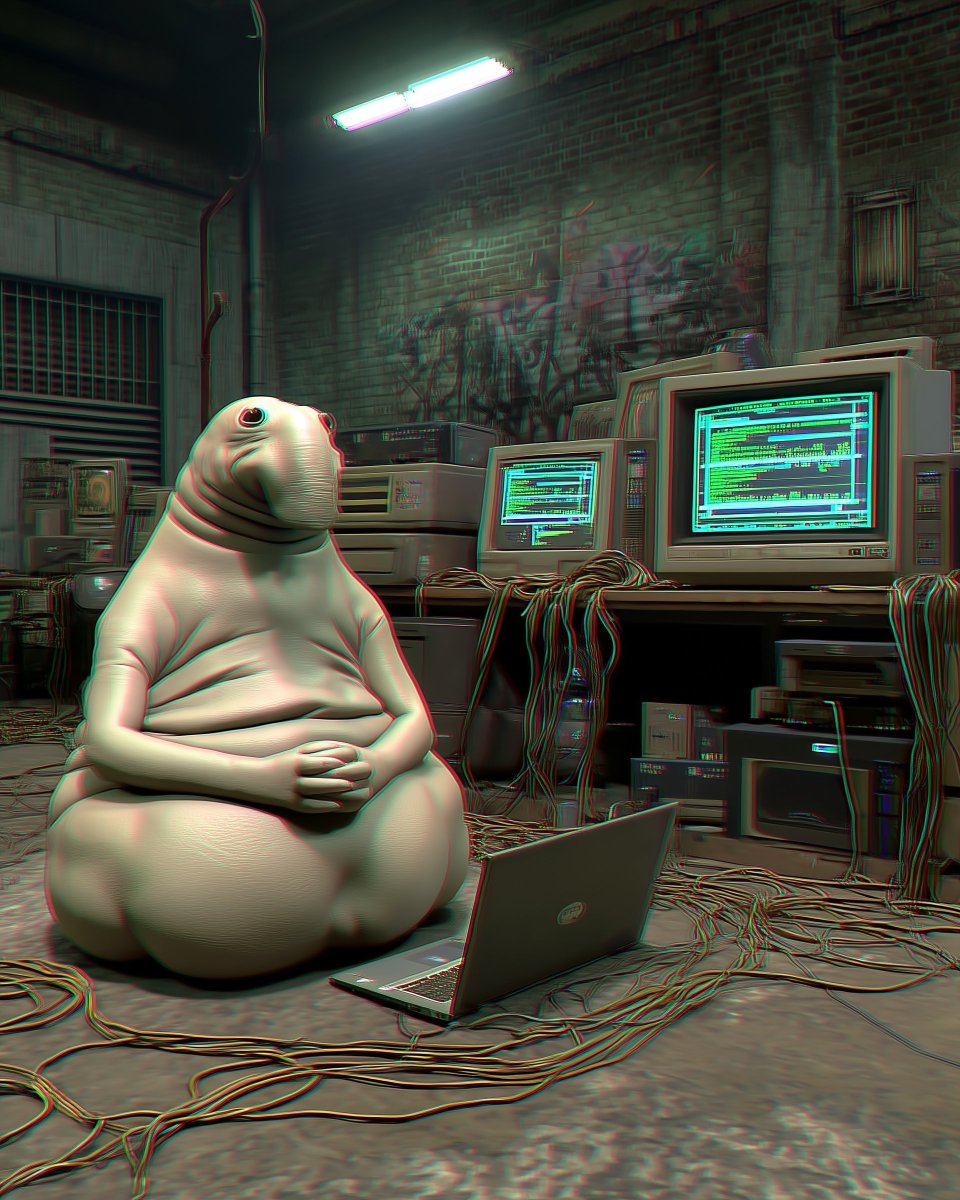 snorp_wtf's tweet photo. Homunculus Loxodontus - The one who waits

Aka SNORP

Now paired with $UPS

Website: https://t.co/dSUN3OeTDM

CA: CvFCLof41s3TzrX6S8QSBexCYhNmXkZ2cQcgR1eEML9A https://t.co/7woSYM7233