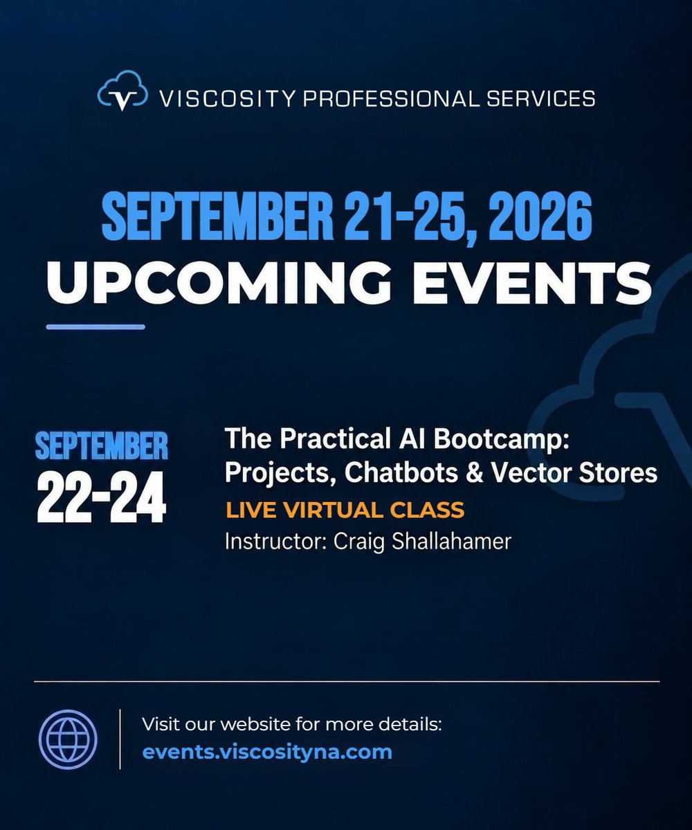 OraPubInc's tweet photo. Next week, we’re getting hands-on with AI. 🤖

Join Oracle #ACED Craig Shallahamer for The Practical AI Bootcamp. Spend 3 days actually working with #RAG, vector stores, AI chatbots &amp; more. 

👉 https://t.co/hhycnsxL15 

#oracleai https://t.co/y1vbMJAACH
