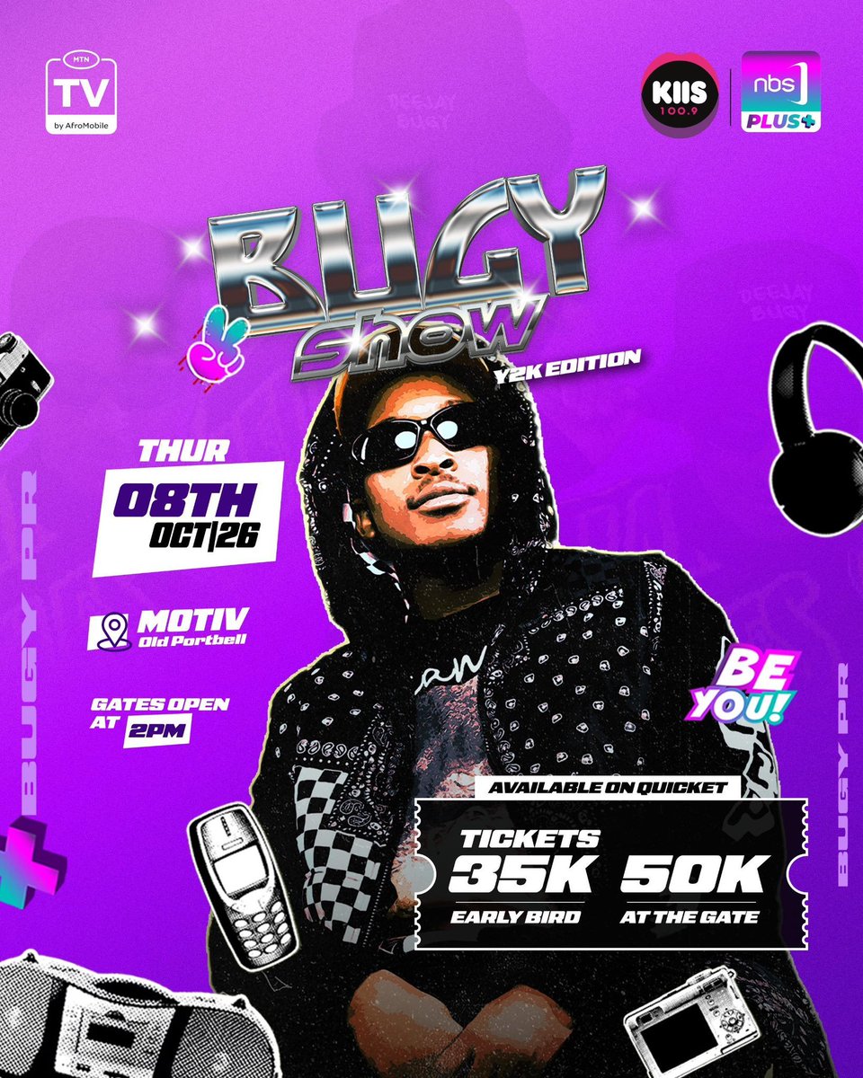 afrikane_ug's tweet photo. @deejaybugy 8th Oct we outside #BugyShow🤙🔥 https://t.co/KASZXEdGTB