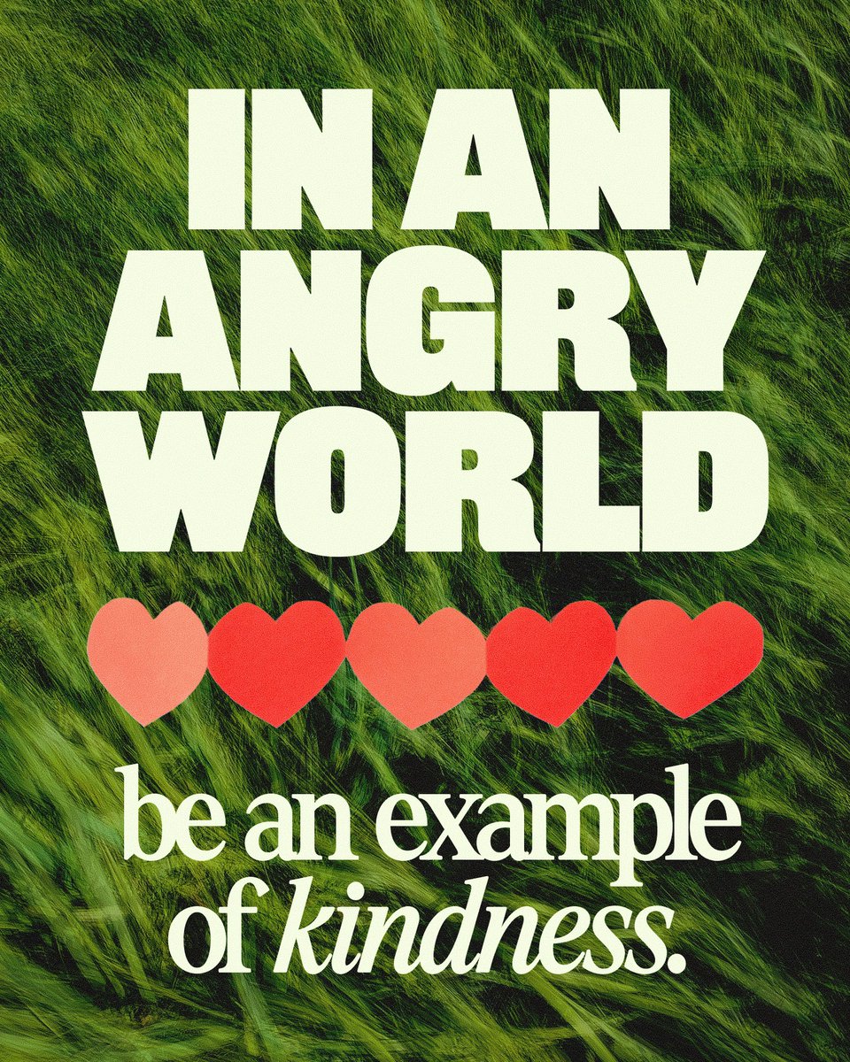 YouVersion's tweet photo. This world loves to hold grudges.

But Jesus calls you to something different!

“𝘉𝘦 𝘬𝘪𝘯𝘥 𝘵𝘰 𝘰𝘯𝘦 𝘢𝘯𝘰𝘵𝘩𝘦𝘳, 𝘵𝘦𝘯𝘥𝘦𝘳𝘩𝘦𝘢𝘳𝘵𝘦𝘥, 𝘧𝘰𝘳𝘨𝘪𝘷𝘪𝘯𝘨 𝘰𝘯𝘦 𝘢𝘯𝘰𝘵𝘩𝘦𝘳, 𝘢𝘴 𝘎𝘰𝘥 𝘪𝘯 𝘊𝘩𝘳𝘪𝘴𝘵 𝘧𝘰𝘳𝘨𝘢𝘷𝘦 𝘺𝘰𝘶.” — Ephesians 4:32 ESV

Instead of letting emotions like anger, bitterness, and frustration determine how you treat others, follow Jesus’ lead.

Speak with kindness. Act with kindness. Serve with kindness.