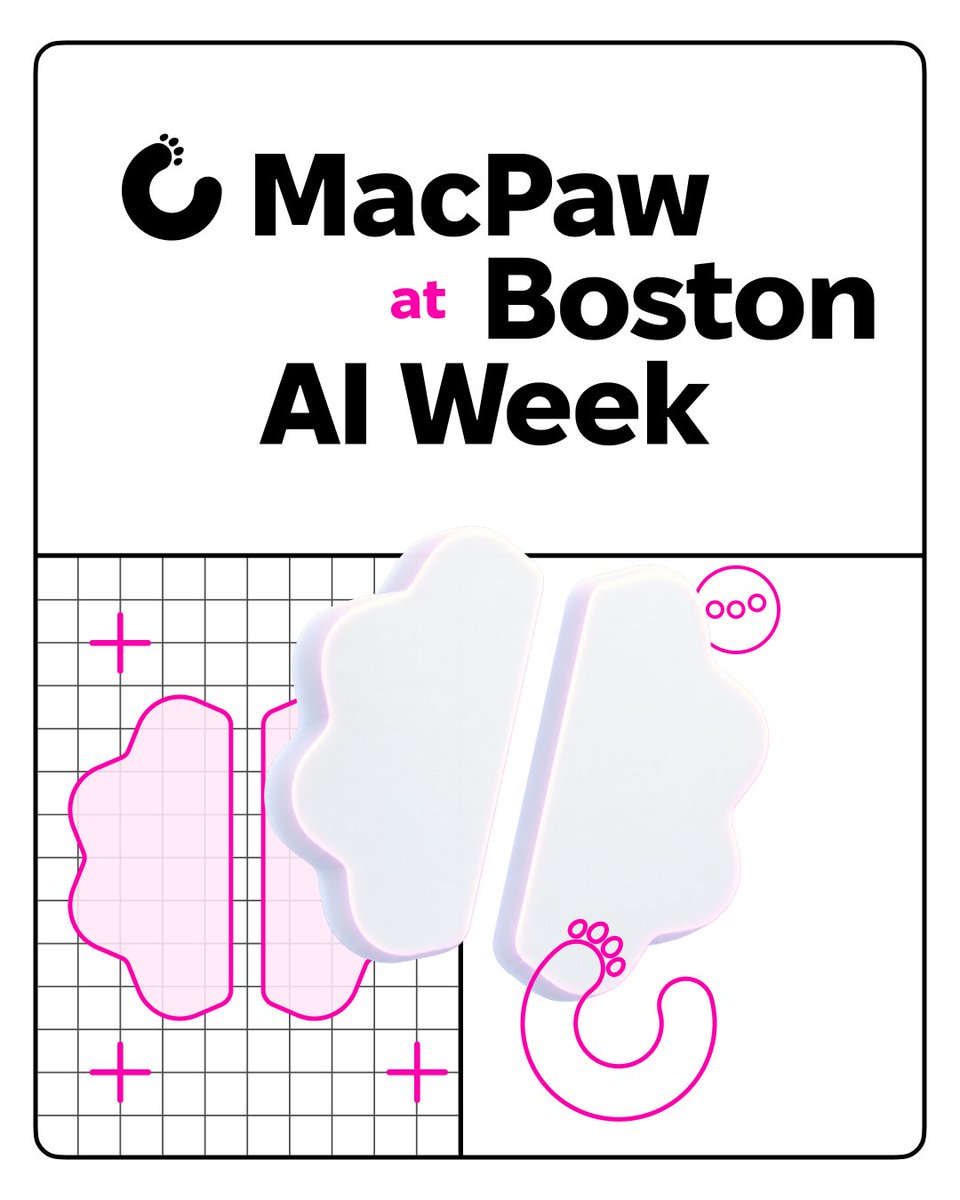 MacPaw's tweet photo. MacPaw is hosting an evening at Boston AI Week: Oct 1, Cambridge, MA.

4:30 — panel with Liquid AI: Where Does Research End and Production Begin?
5:30 — talk: It's 1952 Again — The Missing Compiler for AI Pipelines
6:15 — mixer 🍿

📍 10 Canal Park, Suite 201, Cambridge, MA

Registration links 👇
🎤 https://t.co/i9B7GcUhwb 
🎤 https://t.co/cuhiRKYO43