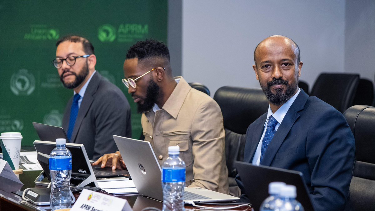 APRMorg's tweet photo. The APRM convened the virtual 41st Ordinary Session of the APR Committee of Focal Points, taking stock of progress and priorities for the remainder of 2026.

Discussions focused on country reviews, #AGR2027, #AfCRA and the Governance Support Programme, with emphasis on implementation, cooperation and Member State ownership.

#APRM #GoodGovernance