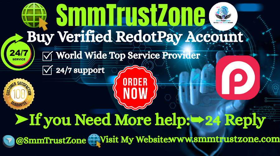 SmmTrustZone44's tweet photo. Buy High-Quality Verified RedotPay Accounts Online
➤For 24/7 Support Contact Us Now:
✅WhatsApp : +1 (586) 298-0913
✅Telegram : @smmtrustzone
✅Gmail : smmtrustzone@gmail.com https://t.co/xVqxeQfKrt