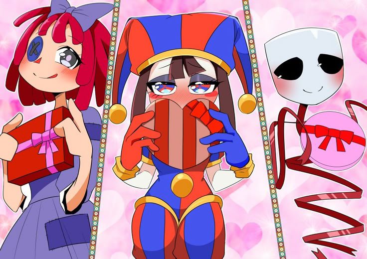RuneZaZa's tweet photo. Blushing so hard my face matches the present....😳💝
Artby @gatto_gabbana
#Gangle #Pomni #Ragatha #TheAmazingDigitalCircusFanArt https://t.co/9Jh1BGSRbK