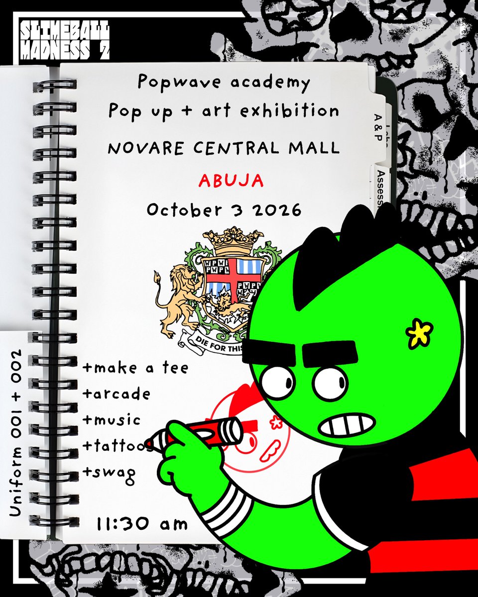 streetsouk's tweet photo. POPWAVE POP 🆙 + Art exhibition 🎨
NOVARE CENTRAL MALL
🏛️HALL 3
ABUJA 🗓️OCT 3 2026 https://t.co/cxovVw8jUm