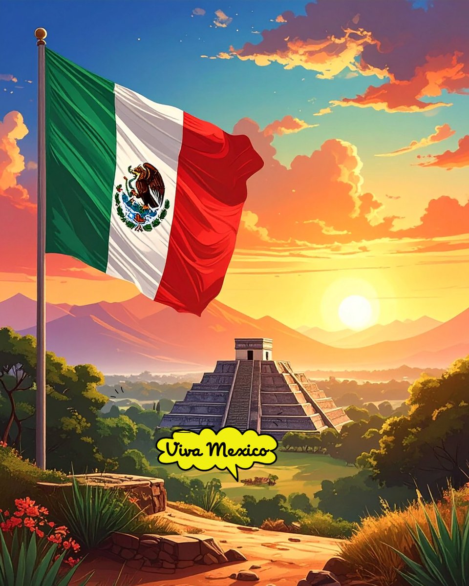 JumpingCuriosit's tweet photo. Happy Independence Day #VivaMexico
#funfact The Great Pyramid of Cholula is often ranked as the largest pyramid by volume on Earth—bigger than the Great Pyramid of Giza by volume.
Mexican silver helped create the first global economy. 
#DiaDeLaIndependencia
#MexicoIndependenceDay https://t.co/VpRrPoVWCM
