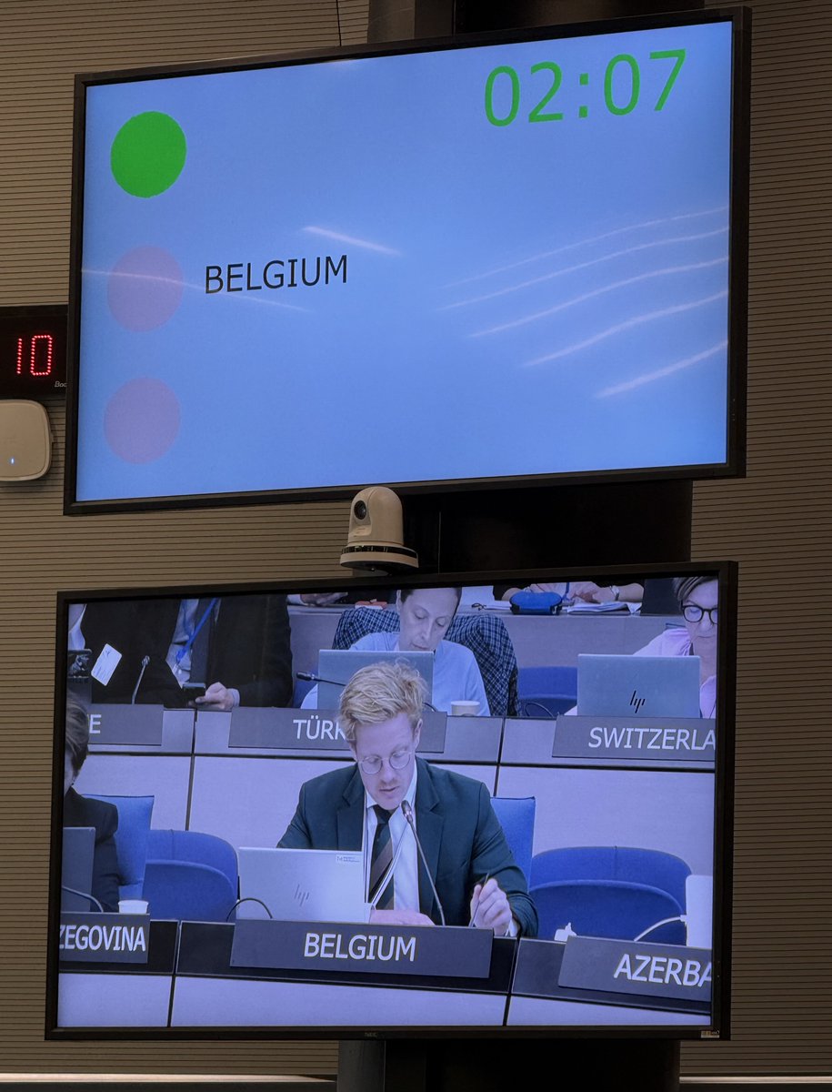 BELinCoE's tweet photo. Het CM-Mensenrechten kwam deze week samen.

Centraal in de besprekingen stond de uitvoering van arresten van het EHRM, erop toezien dat de lidstaten concreet gevolg geven aan de beslissingen van het Hof, onder meer via hervormingen en veranderingen in nationale praktijken. https://t.co/MjXIfrs8rQ