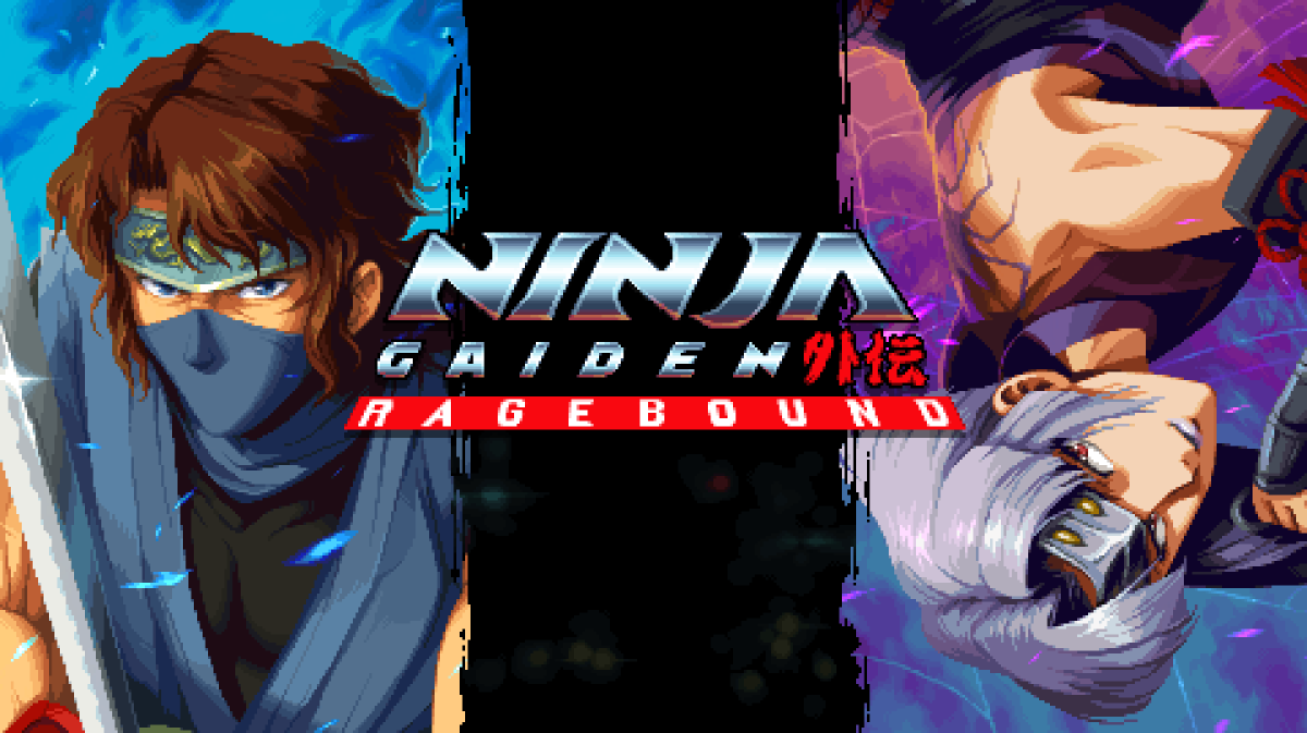 NerkinPixel's tweet photo. Ninja Gaiden: Ragebound - title screen #pixelart #ドット絵 #NinjaGaidenRagebound https://t.co/8M4KhAueP3