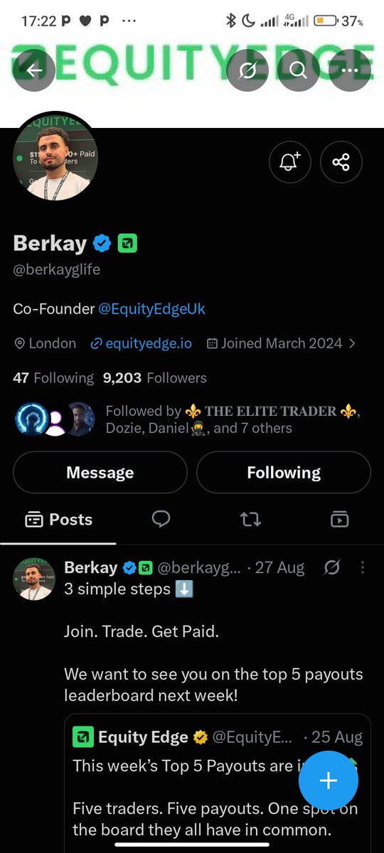 mainoo1's tweet photo. @Micheal44A2 @Danieltrades @berkayglife @EquityEdgeUK All done ✅✅✅
Number 7 https://t.co/7b8IEDx3VO