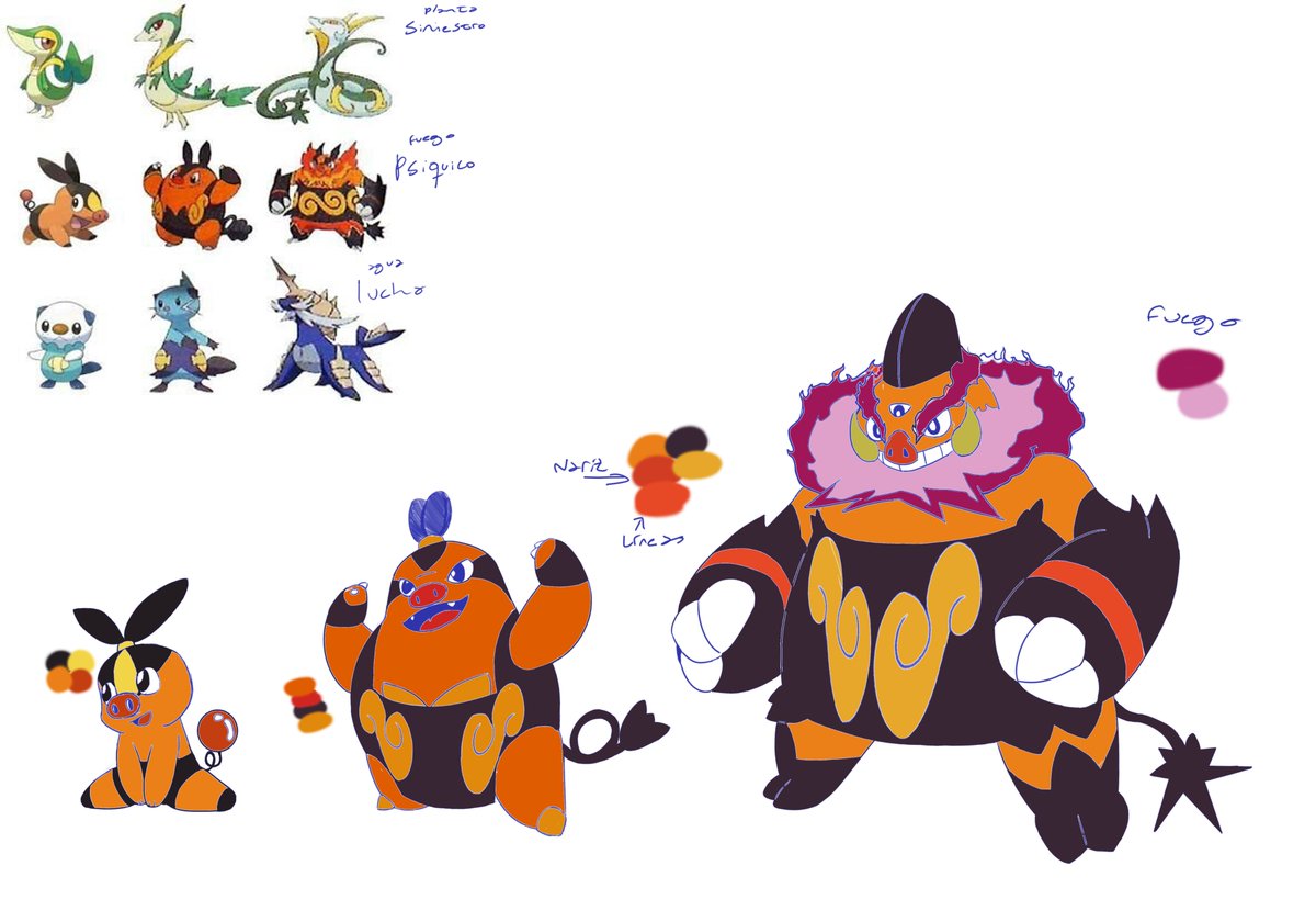 benitoz_1's tweet photo. primer intento de rediseño de los iniciales de 5º gen
(lo voy a rehacer algun dia)

#Pokemonart #pokemon #PokémonTCG #Pokémon #redesign #art #digitalart #digitaldraw #digital_art #dibujo #anime #5gen #elementos https://t.co/iRWBz7ovvv