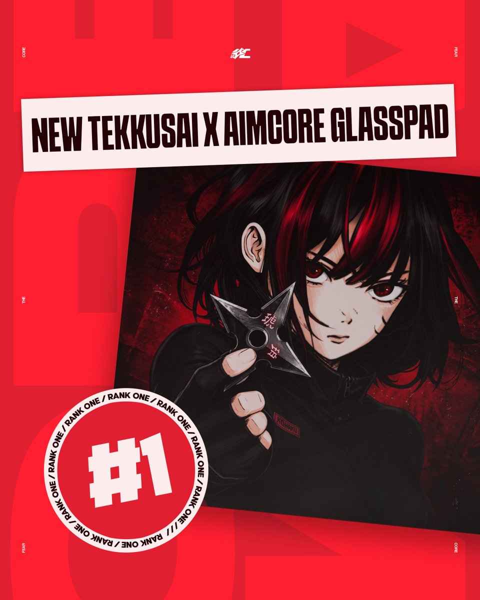 aimcore_hq's tweet photo. 🚨DID SOMEONE SAY GIIVEAWAY?!🚨

We are giving away ONE @tekkusai x AIMCORE glasspad!!

Can you stay at the top of the AIMCORE Benchmark or will you faulter..?

👇👇 https://t.co/3u9uUQUjK2