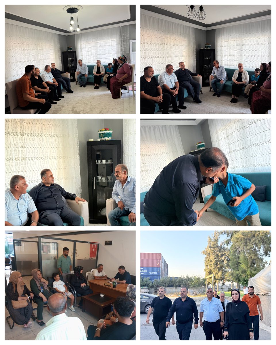 mahsumsevimli's tweet photo. 📍 İlçe Başkanlığımızın Programları

📍 İlçe Binamızı Ziyaret Edenler

▪️ Ensar Vakfı İl Başkanı Sn. Haşim Çeken
▪️ Ensar Vakfı İl Başkan Yardımcısı Sn. Fatin Rüştü Tuncer
▪️ Safa Vakfı ve Verenel Derneği İl Başkanı Sn. Bayram Akduman
▪️ Mersin Anadolu İmam Hatip Lisesi Müdürü Sn. Uğur Şahin
▪️ İş İnsanı Sn. Ali Özbaran

Nazik ziyaretleri ve samimi sohbetleri için kıymetli misafirlerimize teşekkür ediyoruz.

🤝 Hemşehrilerimize ve Muhtarlarımıza Ziyaretlerimiz

İlçe yöneticilerimizle birlikte, İhsaniye Bağcılar Mahalle Muhtarımız Sn. Ali Yıldız ı ziyaret ederek mahallemizin talep ve ihtiyaçları üzerine istişarelerde bulunduk.

Bağcılar İhsaniye Mahallemizde evi yanan kardeşimiz Emre Çimenlik’i ziyaret ederek geçmiş olsun dileklerimizi ilettik. Yaşanan olaydan dolayı üzüntümüzü paylaşarak her zaman yanlarında olduğumuzu ifade ettik.

Çay Mahalle Muhtarımız Sn. Abdullah Çapar’ı ziyaret ederek mahallemizin talep ve ihtiyaçları üzerine sohbet ettik.

Ardından Muhtarımız Sn. Abdullah Çapar ile birlikte Halime Ölmez ablamızı ve evladımız Abdullah Ölmez’i ziyaret ederek kendileriyle bir araya geldik.

🏛️ Kurum Ziyaretlerimiz

Dış Ticaret Bölge Müdürlüğü görevine atanan Sn. Ersin Başaran’ı ziyaret ederek hayırlı olsun dileklerimizi ilettik. Yeni görevinde başarılar diliyor, görevinin Mersin’imiz için hayırlara vesile olmasını temenni ediyoruz.

Mersin Ağız ve Diş Sağlığı Hastanesi Başhekimi Sn. Eyüp Özgür Göztaş, Hastane Müdürü Sn. Onur Kılıç ve kıymetli hastane personellerimizi ziyaret ederek çalışmalarında kolaylıklar diledik.

📍 İlçe Teşkilat Çalışmalarımız

Sosyal Politikalar Başkanımız Sn. Sabahattin Türk, ilçemize gelen hemşehrilerimizi ağırlayarak talep ve sorunlarını dinledi; çözüm üretmeye yönelik gerekli görüşme ve çalışmaları gerçekleştirdi.

🇹🇷 AK Parti Akdeniz İlçe Teşkilatı olarak; muhtarlarımızla, hemşehrilerimizle ve kurumlarımızla gönül gönüle, Akdeniz’imiz için sahada çalışmaya devam ediyoruz. @vahitatalan