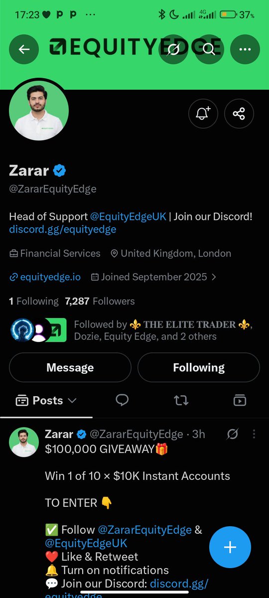 mainoo1's tweet photo. @ZararEquityEdge @EquityEdgeUK All done ✅✅✅
🙏🙏🙏 https://t.co/y2gZAF8RY5
