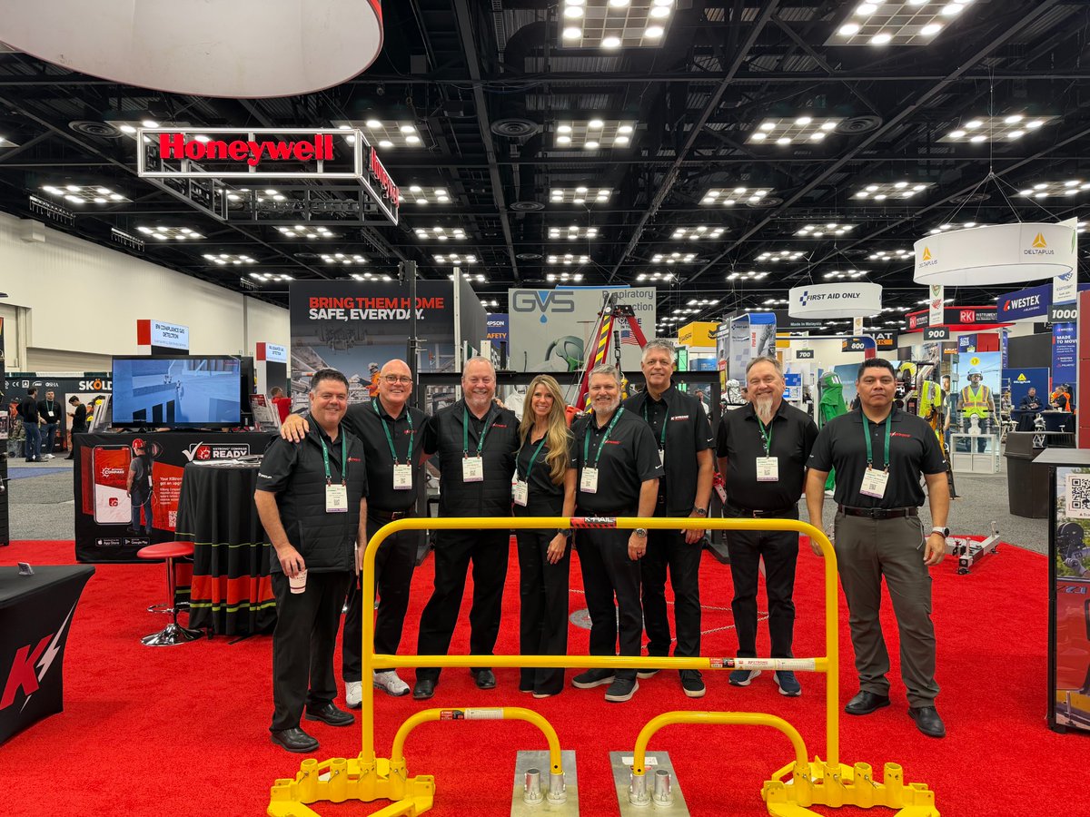KStrongInc's tweet photo. It's the final day of #NSC2026! โฐ Don't head home without stopping by Booth 1231 to chat with our experts about how KStrong gear helps mitigate fall risks on your job sites. Let's finish the week strong! ๐ช #KStrong #FallProtection #UnrivaledSafety @OSHA_DOL @ansidotorg https://t.co/xQNTo44A53