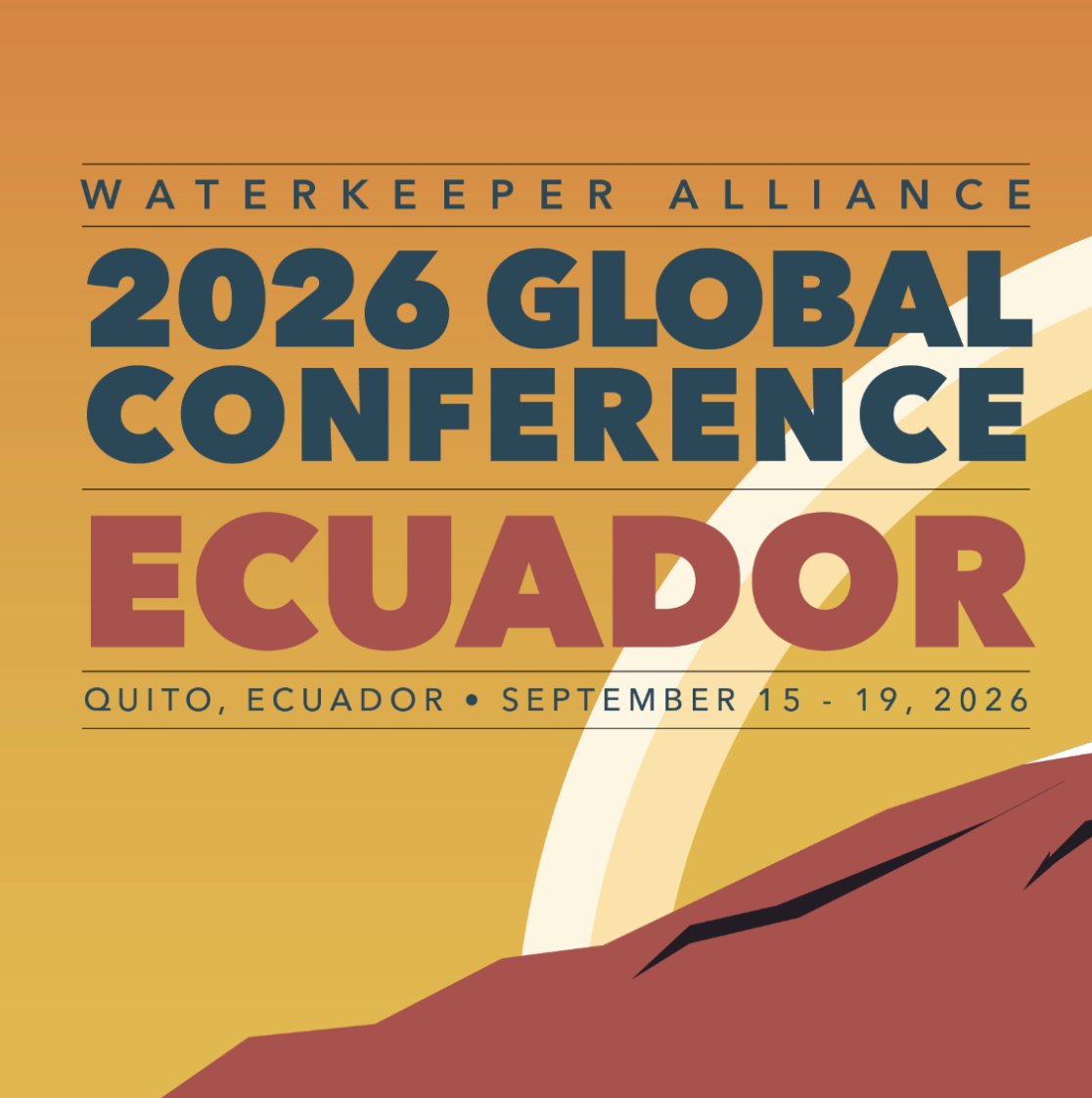 Waterkeeper's tweet photo. We are on the ground in Quito for our 2026 Global Conference! Waterkeeper groups from all over the world have gathered here at the middle of the world to learn from one another and share tactics on how to best protect clean water! https://t.co/5VGq18wXO4