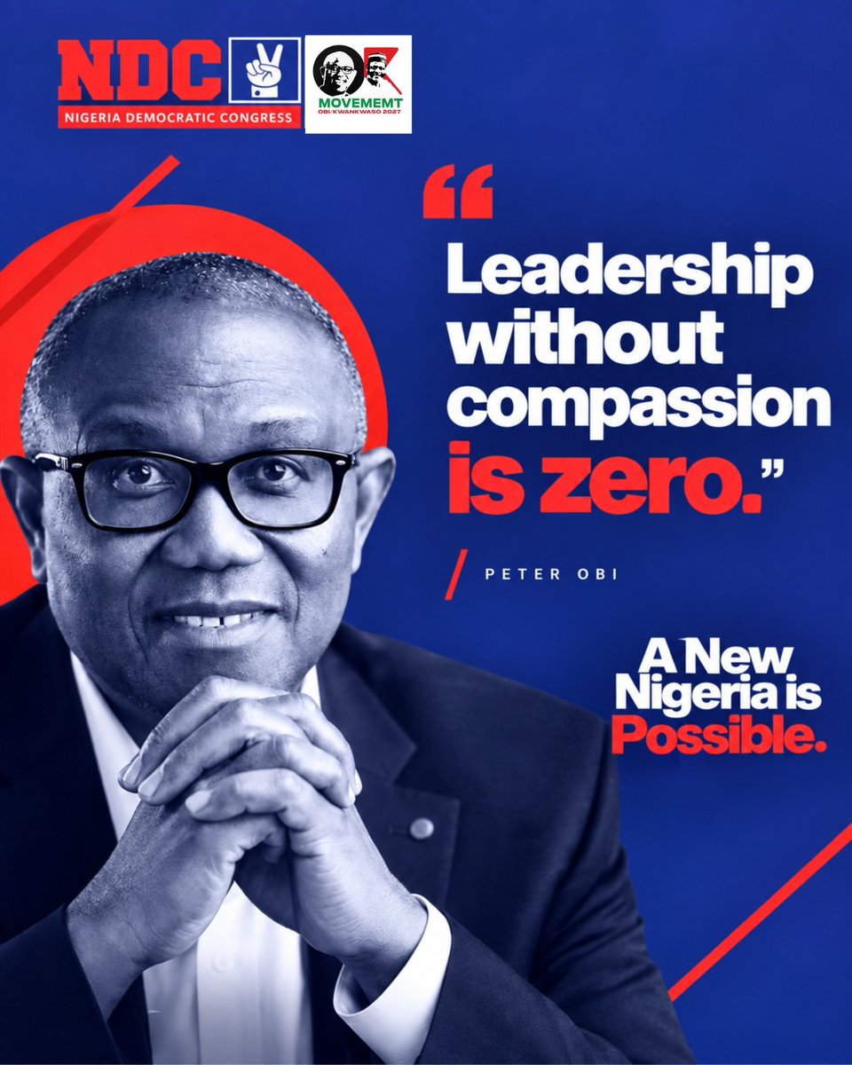 CharlesElDivine's tweet photo. Peter Obi has made me understand something:

"You can do politics with clean hands."

I mean, the man should actually be a case study for Christians who are politicians and civil servants. His approach to public service reminds us that integrity and leadership can coexist. https://t.co/GR1rAe949m