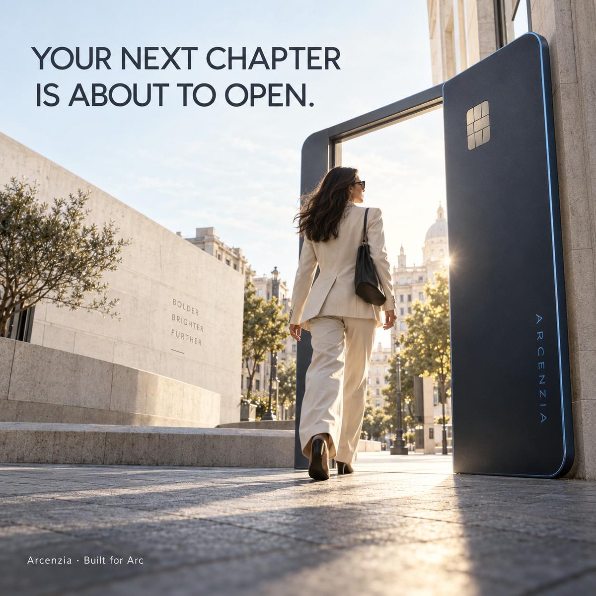 Arcenzia's tweet photo. Your next account won’t look like your last.

Built around your money. Your spending. Even your AI.

Arcenzia is getting closer. https://t.co/ZCgIgdJIqy