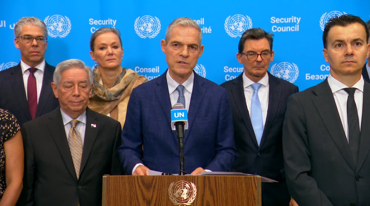 NorwayUN's tweet photo. #Norway stands in solidarity with Afghan women and girls.

Today, we joined @franceonu &amp; others in condemning the systemic discrimination and repression of women and girls in #Afghanistan.

We call for a strong UN role and respect for human rights and international obligations. https://t.co/Q1a4u9T2JQ