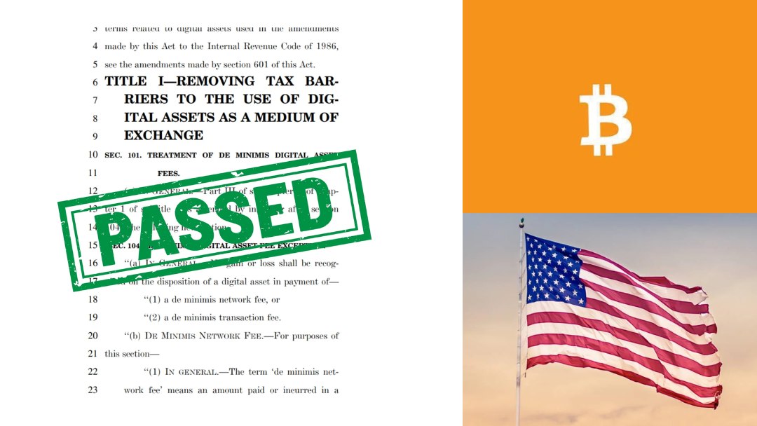AshCrypto's tweet photo. BREAKING: 🇺🇸 The House Ways and Means Committee just passed the crypto tax bill.

Gas and transaction fees under $10 will no longer be taxed. https://t.co/6OZEbiOwLa