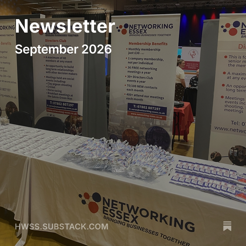HWSS2012's tweet photo. 1/ September newsletter out now.

This month:

- North Essex Business Expo

- 4 ways to join our Community

- How the food industry has transformed what we eat

- Dr Clayton's Blog

- The fertility role of blood flow by Dr Shabazz https://t.co/bza9vrSnAI
