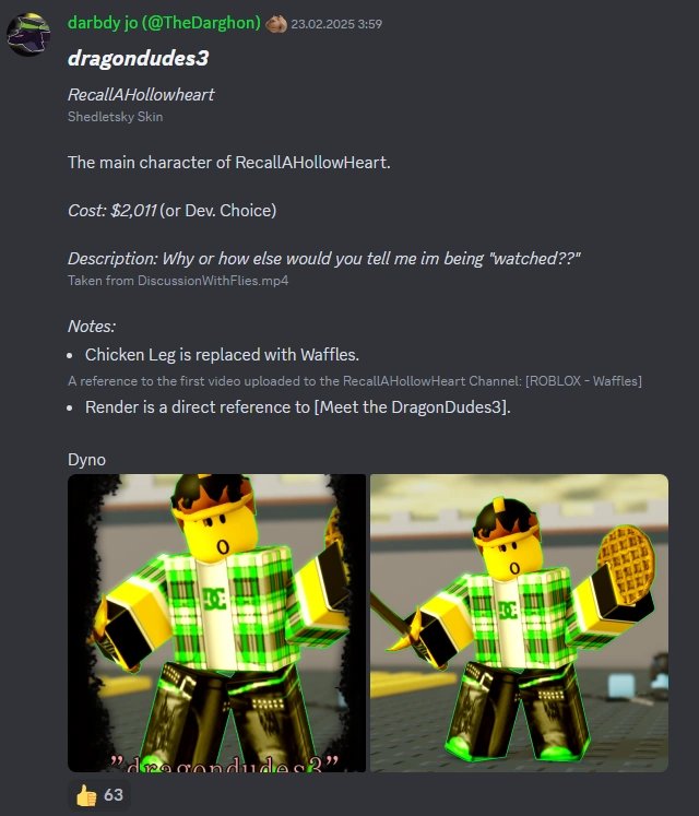 Iceb3x_'s tweet photo. @aerrenz_ @AceOfDummies @Forsakencov Dragondudes3 should get converted to a Shedletsky skin like how he was originally supposed to be https://t.co/GgzDhon6YC