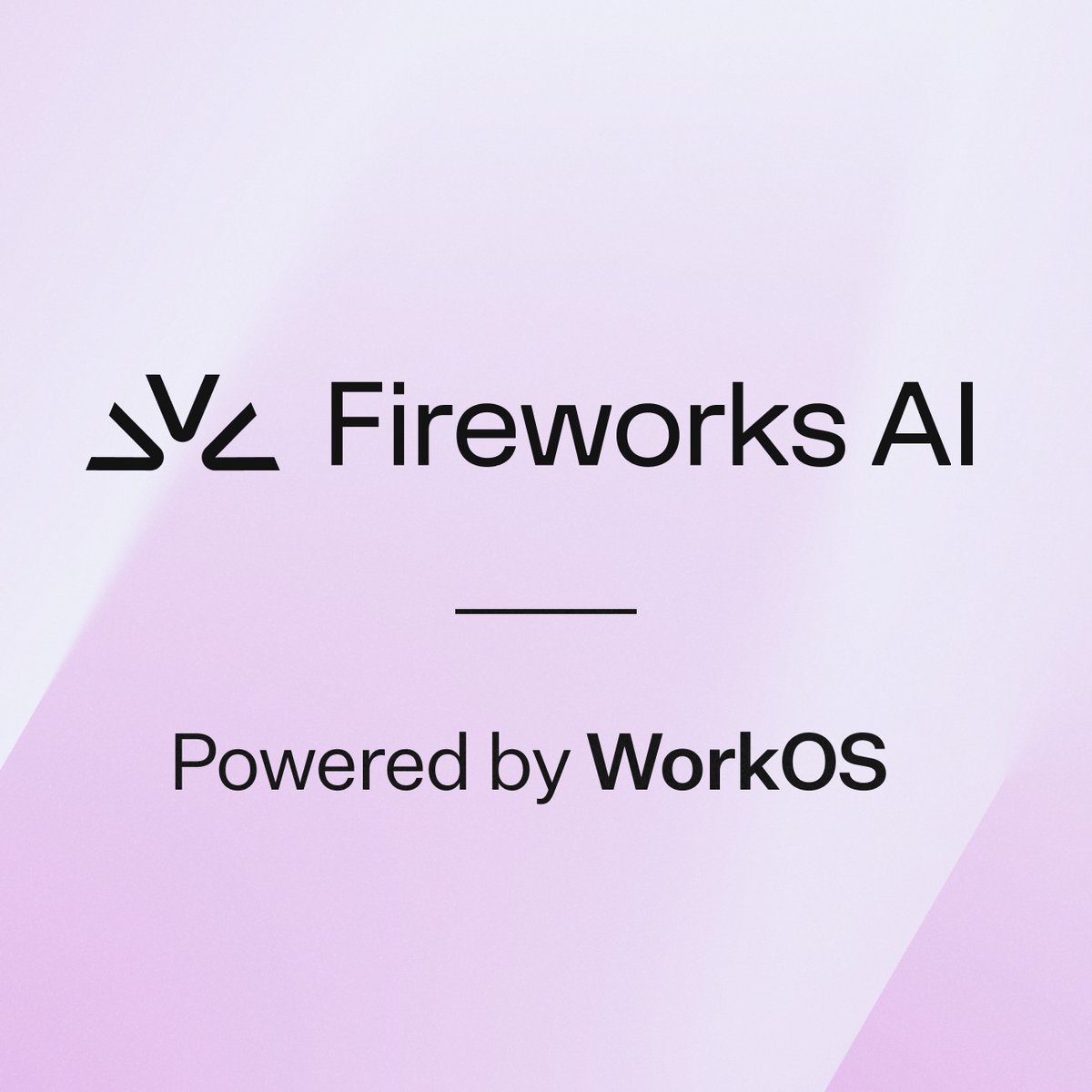 WorkOS's tweet photo. .@FireworksAI_HQ transforms open models into your own specialized intelligence, fine-tuning and serving them at blazing-fast, production-grade speed. Powered by WorkOS. 🚀 https://t.co/aYvBXllmWH