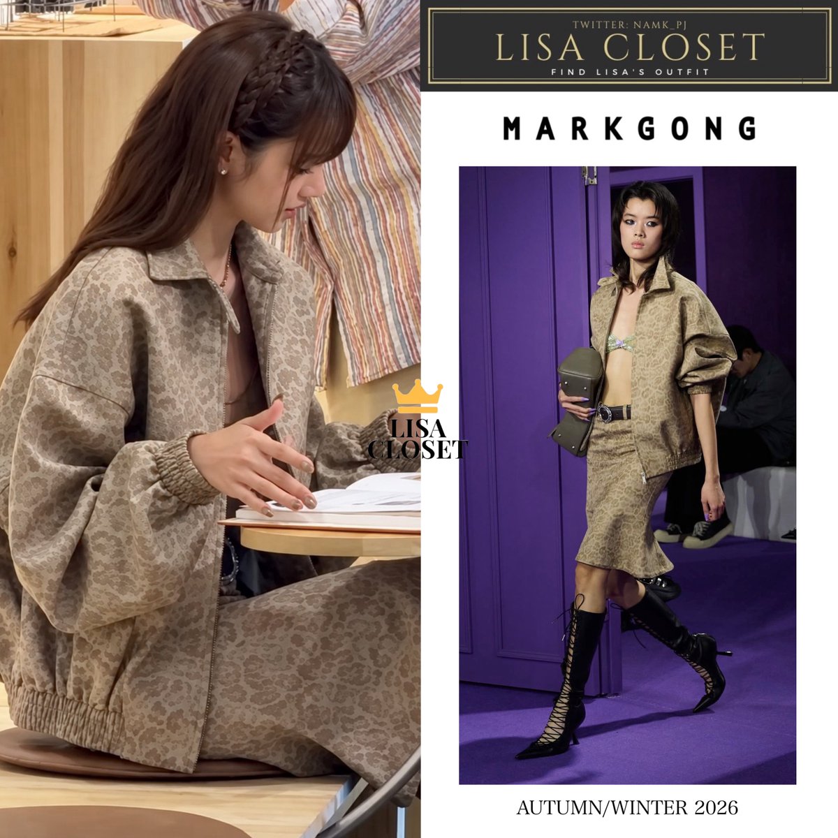 namk_pj's tweet photo. [260916 Heytea Thailand]🧋✨
Jacket &amp; Skirt #MarkgongAW26
Necklace 1,278,000฿ ($38,800)
Ring 145,000฿ ($4,500)
Sandals 63,100฿ ($1,595)
💸 Total 1,486,100฿ ($44,895)
@wearelloud
#LISA_CLOSET
#LISA #LALISA #BLACKPINK
#WeAreLLOUD
#라리사 #리사 #블랙핑크
#LISA_SaWaDiKa
#AlwaysLalisa https://t.co/pyjloG224h