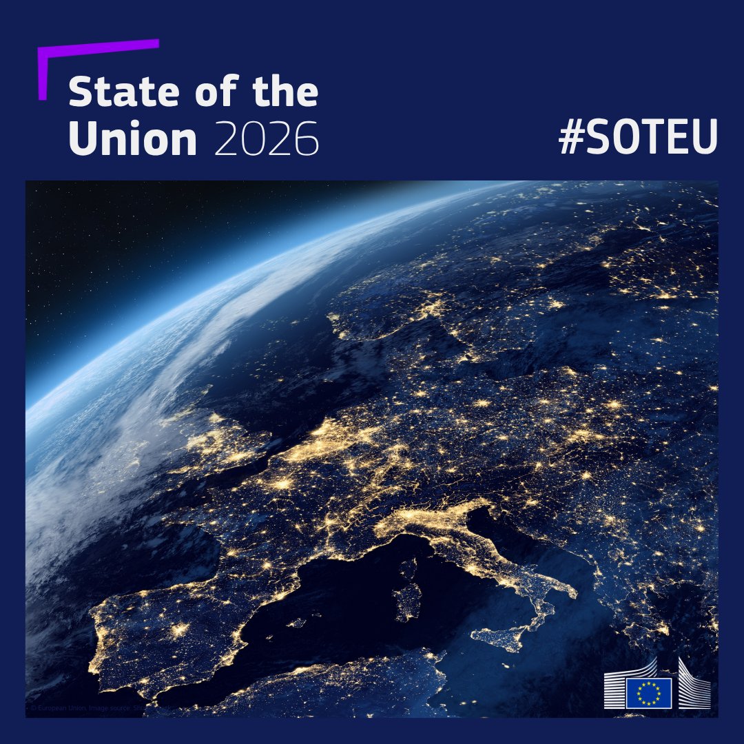 EUErasmusPlus's tweet photo. It started with Erasmus+🇪🇺

15 years ago, Rafał 🇵🇱 met Pekka 🇫🇮 on an Erasmus+ exchange. Their shared skills &amp; ambition led to @iceye_global, now a leading space tech company🚀

Their story was highlighted at #SOTEU2026. Erasmus+ connects skills &amp; people shaping Europe’s future💙 https://t.co/H78kF1Nl74