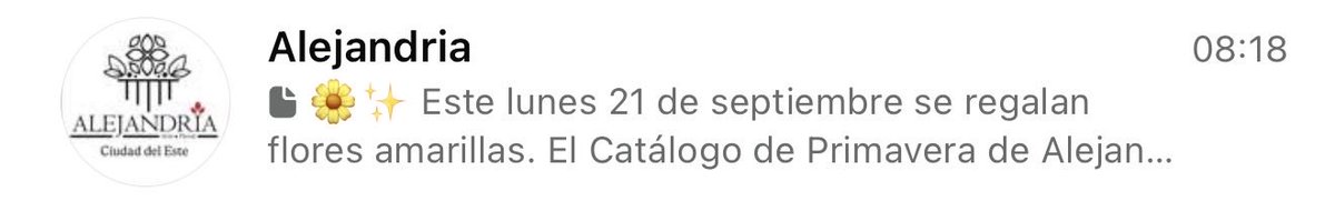 RuthBenitez6's tweet photo. Me emocioné al ver una notificación de Alejandría, pero era solo para enviarme sus nuevos catálogos 😂🙂 https://t.co/gZfNgOFWbc