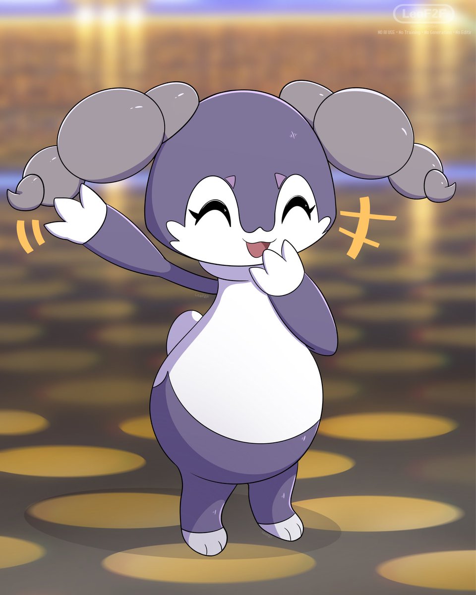LeoF2F's tweet photo. Indeedee! Extremely adorable! Made it to Master Ball in Doubles with her help!

#Pokemon #PokemonChampions https://t.co/xSP5kK7uXa