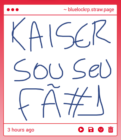 RPBlueLock's tweet photo. ai que tudo 💙 voce e mais outros obrigado
- kaiser https://t.co/dAj22fAboA