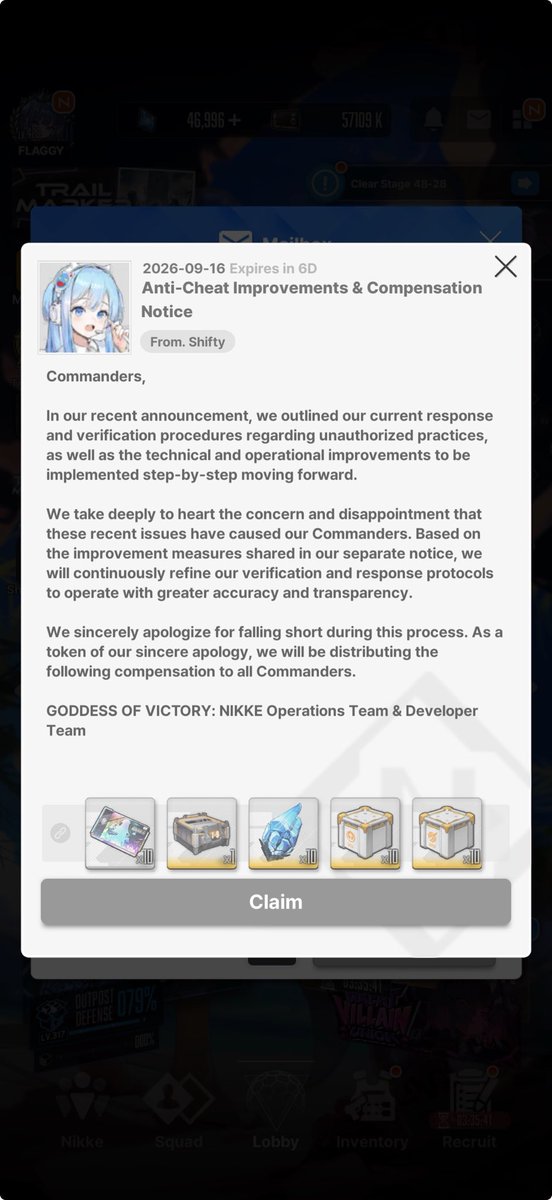 flaggyjam's tweet photo. W devs!
I love how they are so communicative and always show love to the community!🩵 https://t.co/XBAg7BprVN