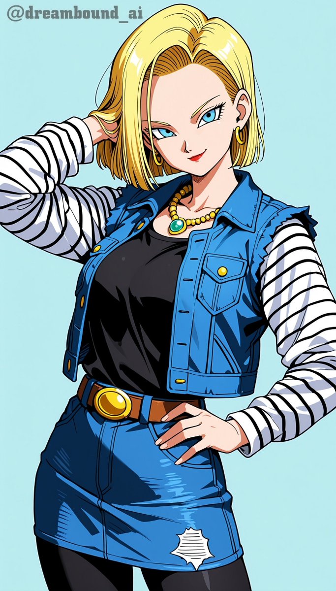 dreambound_ai's tweet photo. She carries a quiet confidence that makes every look feel effortlessly iconic. 💅💫

.
.

• Created on: @moescapeai

.
.

#Anime #Trending #ExplorePage #Android18 #DragonBall https://t.co/5Er7SKNkNr