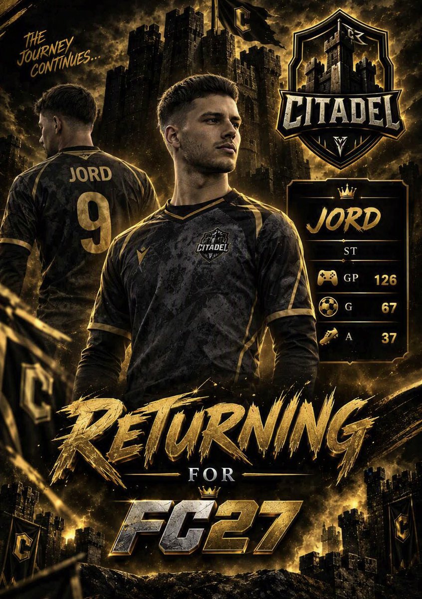 ACG_Citadel's tweet photo. - Introducing our management team for FC27 - 

Myself, Jord and Kryptic have been Playing/Managing in VPG together for a while now.

From all playing under the same team in UK Champ and Elite to now owning our own trying to get back there. 

The hard work continues

@OfficialVPG https://t.co/7qNoor7f1e