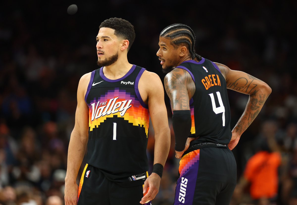 PHNX_Suns's tweet photo. The Suns announced that the local broadcast will have 74 non-national exclusive games + all five of the preseason on Arizona’s Family & on Suns+ within the Arizona’s Family Sports app.

Kevin Ray will be joined by the likes of former Suns Eddie Johnson and Rex Chapman, + Ann Meyers Drysdale.