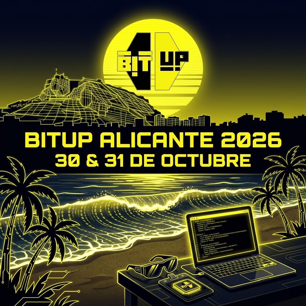 bitupalicante's tweet photo. #BitUP2026 #Ciberseguridad #CyberSecurity #InfoSec #Alicante #EventosCyber #Networking #TechEvent #TalentoIT #DesarrolloProfesional https://t.co/vH5YnsoqNg