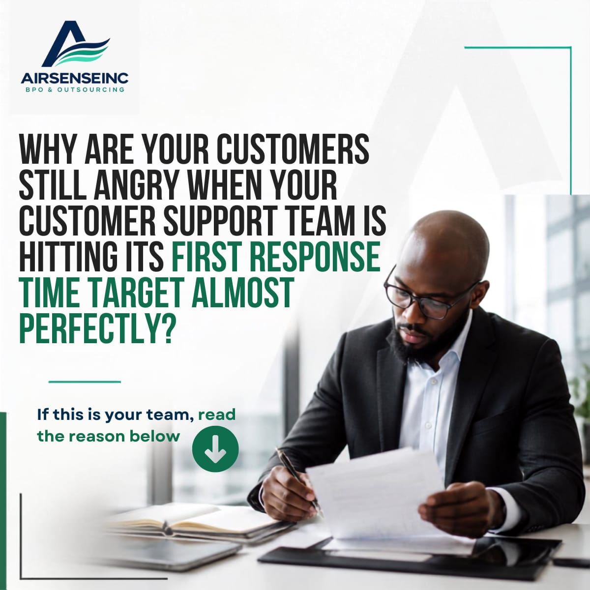 Airsenseinc's tweet photo. Fast replies don't always mean great support.

A customer can get a response in 30 seconds and still leave frustrated. Why? Speed doesn't fix a broken promise. Customers want clear answers, ownership, and resolution, not just a quick “sorry.”

#CustomerExperience #CustomerSupport https://t.co/Qbd8tFDihs