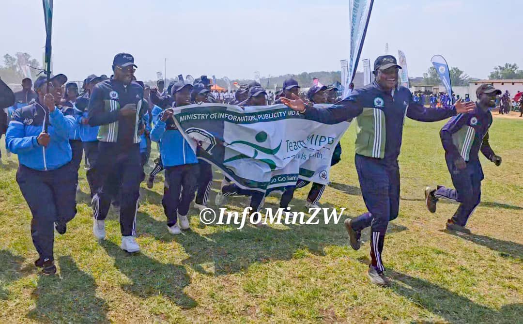 nickmangwana's tweet photo. GWANDA 

The official opening ceremony for the 2026 Inter-Ministerial Sports Festival was held today in Gwanda.The annual festival seeks to foster unity and teamwork while promoting physical fitness and mental wellness among public servants.

The Ministry won gold in the 21km marathon, came second in the choir competition and reached the quarter finals in netball.
#Fit4Service
#WellnessIsHealth