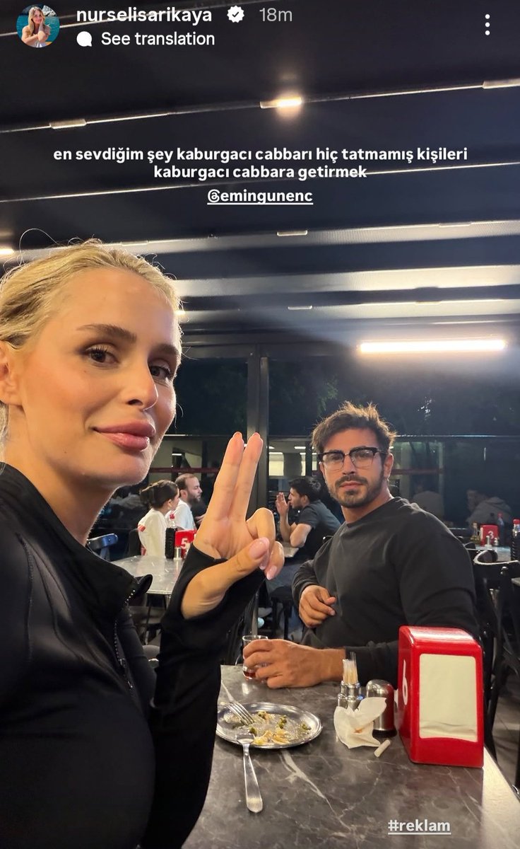 nottforyou__'s tweet photo. Another clout chaser in the town, Nurseli Sarikaya

•First, she posted a selfie with Emin.

•Then, when Emin posted a picture from the movie, she posted too afterwards so that people would connect the two and start linking them together

Cunning womannn  #arafta https://t.co/nPzpIyENiy