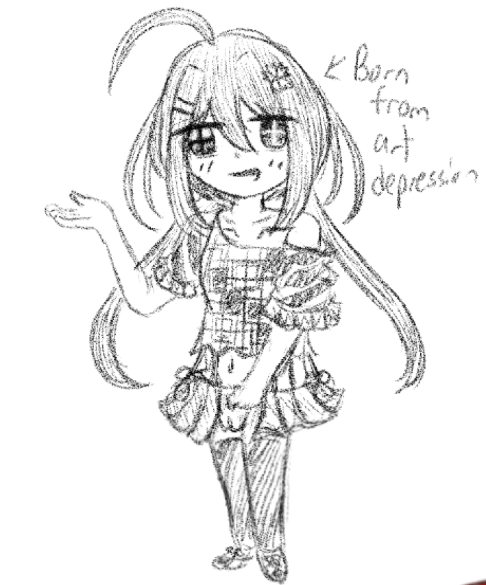 YabeLeevan's tweet photo. " People can draw so much better than me in such short time "

" People have more will to draw than me "

" People are able to draw something that gain way more traction than me "

Words that echoes and echoes in my mind, and ig u were born from those thoughts. https://t.co/TpBJMwJmh0