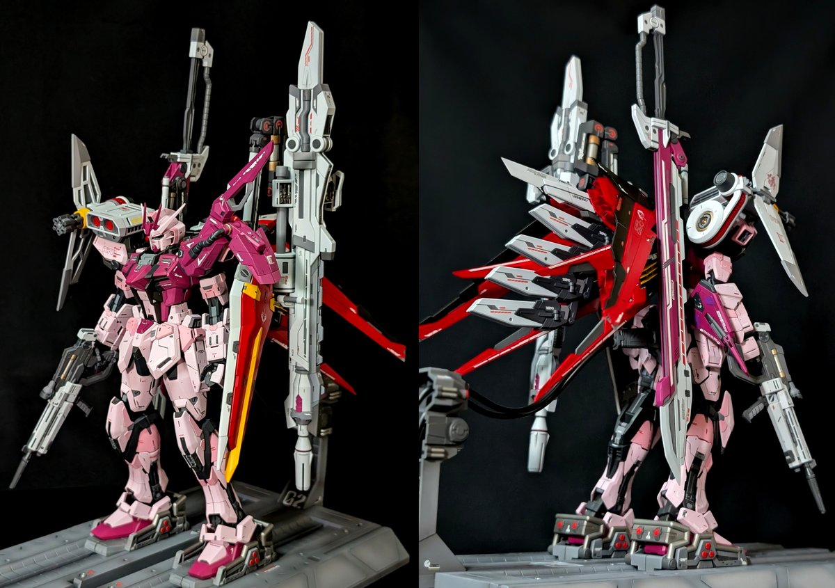 embers684's tweet photo. MG ∞ストライクルージュ

パーフェクトストライク ルージュ！ 
一番重くて自立が微妙な換装モード💦

 ∞ROUGE Completion！
PERFECT STRIKE ROUGE  
https://t.co/ZeefNIryMf
 #Gundam #ガンプラ #Gunpla #ストライク #SEED #ルージュ https://t.co/I4FsDrGcwj
