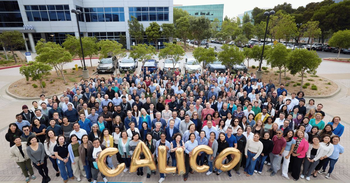calico's tweet photo. This month marks 13 years since Calico’s start. While our mission hasn't changed – to understand the biology of aging and use what we learn to help people live longer, healthier lives – our team has grown a lot since then. https://t.co/j4iYayQYGV