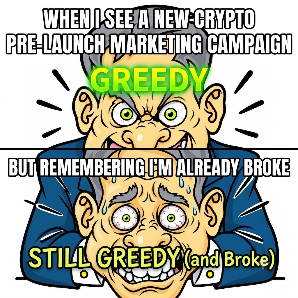 GREEDY1243's tweet photo. 😂 POV: You discover a new crypto before launch…
💸 Wallet: “Bro, we’re already broke.”
🤑 Me: “WHO CARES? I’M STILL GREEDY.”
🔥 GREEDY TOKEN — GREED NEVER ENDS.
#GREEDY #MemeCoin #Crypto #Memecoin https://t.co/O52NG4cAFT