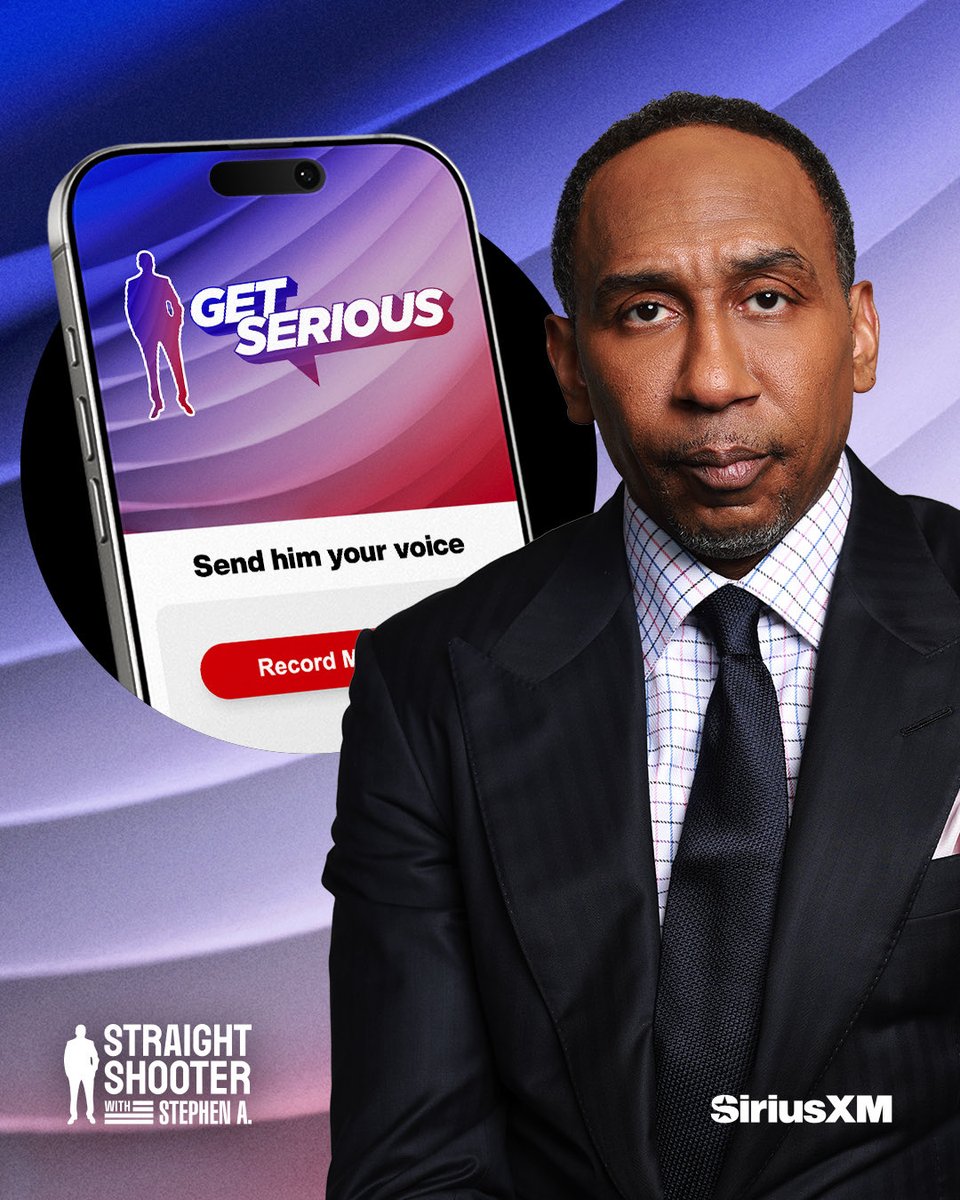 stephenasmith's tweet photo. There's a lot to discuss: the Kennedy Center, Trump back on the campaign trail ahead of the Midterms, and whether the wars in Iran and Ukraine are impacting what Americans pay at the pump.

Record your response for GET SERIOUS and join the conversation on @SIRIUSXM . https://t.co/v6Y8zANjJc
