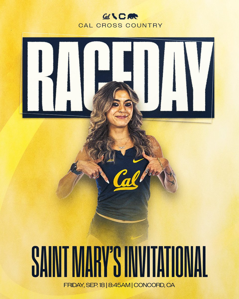 CalTFXC's tweet photo. Bears are ready to roll❕🔥

🆚 Saint Mary's Invitational
⏰ 8:45 AM
📍 Concord, CA

#GoBears https://t.co/ds2VXmLQRj